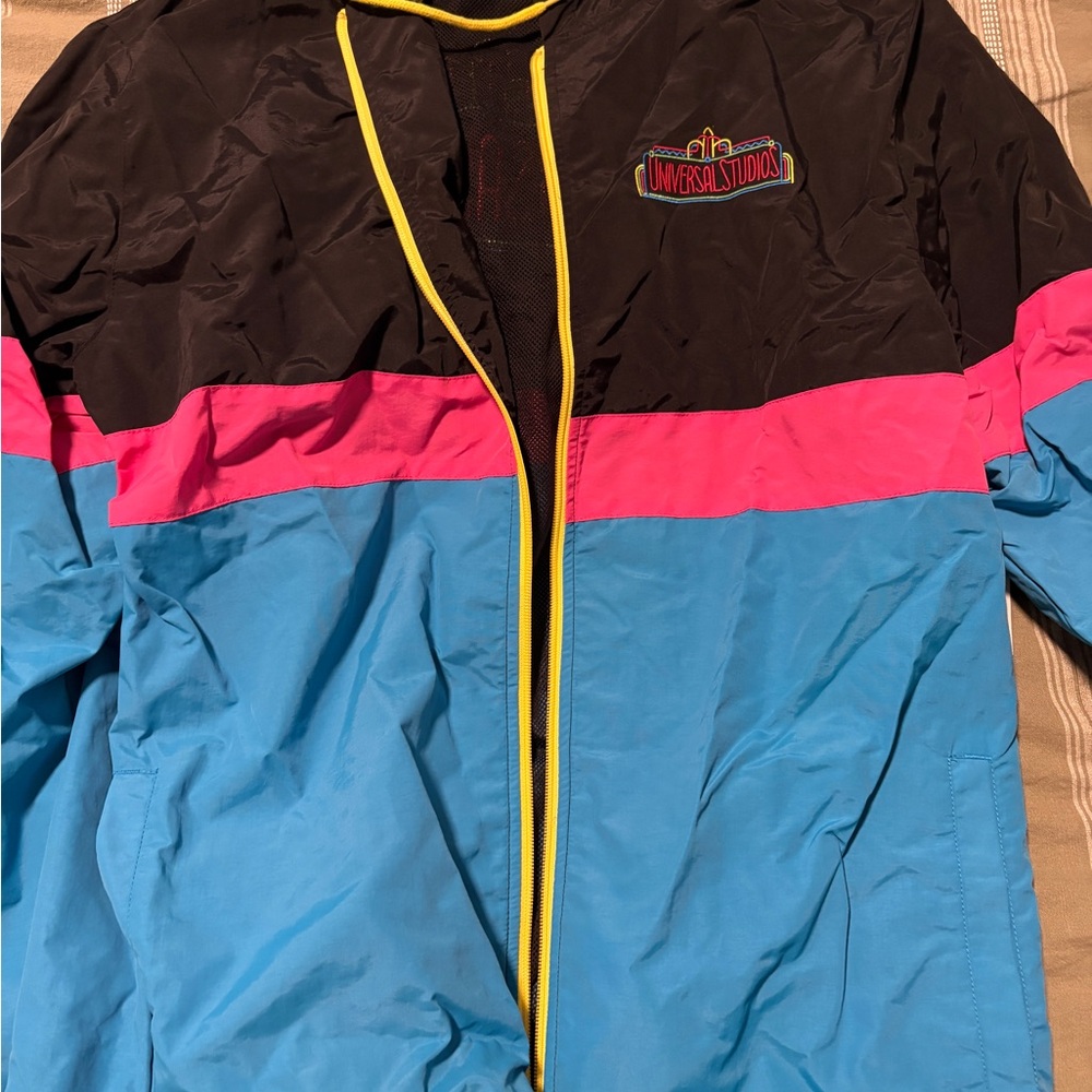 Universal Blue and Red Windbreaker